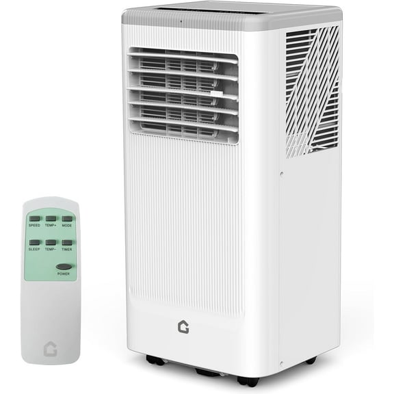 Acekid 10,000 BTU Portable AC with Heater - 4-in-1 - Ventless - Standing Unit