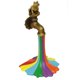 thumbnail image 2 of Estatua de jardín con grifo de , figura de rana de resina, escultura de regalo, figura de Animal para cumpleaños, estanque, inauguración de la, 2 of 9
