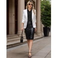 thumbnail image 7 of Zeagoo Womens Sleeveless Button Down Shirt Tops V Neck Business Casual Collared Blouses Tank Top, 7 of 7