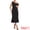 Black, variant on Women's One Shoulder Dress Fishtail Long Dresses 2XL Black