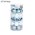 thumbnail image 2 of Paquete de 41 adornos de bolas de Navidad, juego de bolas de Navidad pintadas con estrellas, árbol de Navidad, boda, decoración de fiesta Vhermosa CPB-SSW204-4, 2 of 5