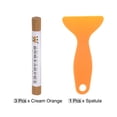 thumbnail image 3 of Wood Furniture Repair Kit 3pcs Markers with Spatula, Cream Orange, 3 of 6