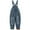 Blue-2381, variant on KIDSCOOL SPACE Kid Boy Girl Small Bib Pocket Ripped Adjustable Straps Jean Overalls,Denim Cute Jumper,Blue,6-7 Years