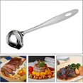 thumbnail image 4 of Stainless Steel Sauce Drizzle Spoon with Spout Sauce Ladle Gravy Ladle for Everyday Use, 4 of 5