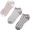 Light Grey, variant on Muk Luks Women's Low Cut Sock, 3 Pair