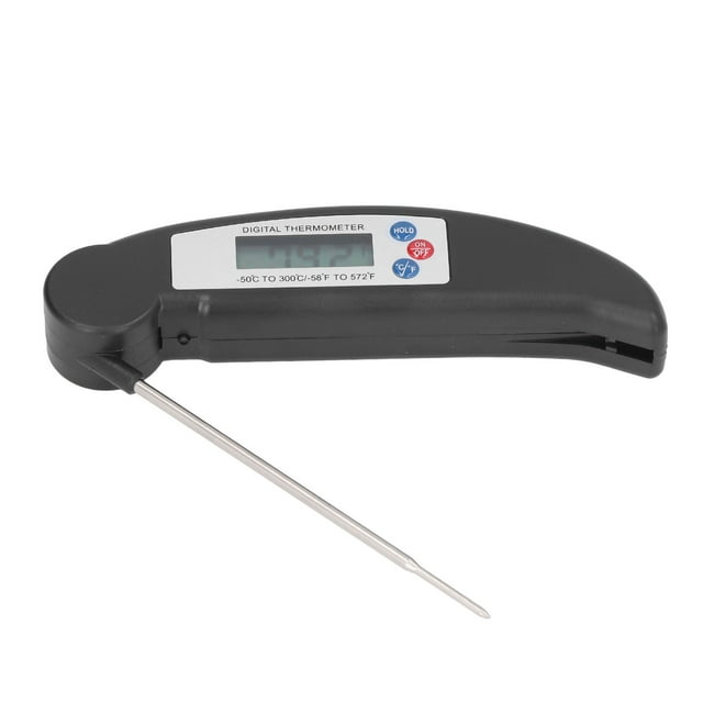 Meat Temperature, Fast Digital Food With Foldable Probe Digital Kitchen Waterproof Multifunctional Kitchen Oven For Cooking