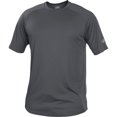 thumbnail image 1 of Remera Rawlings para Hombre, Cuello Redondo, Manga Corta Técnica, Grafito, 1 of 1