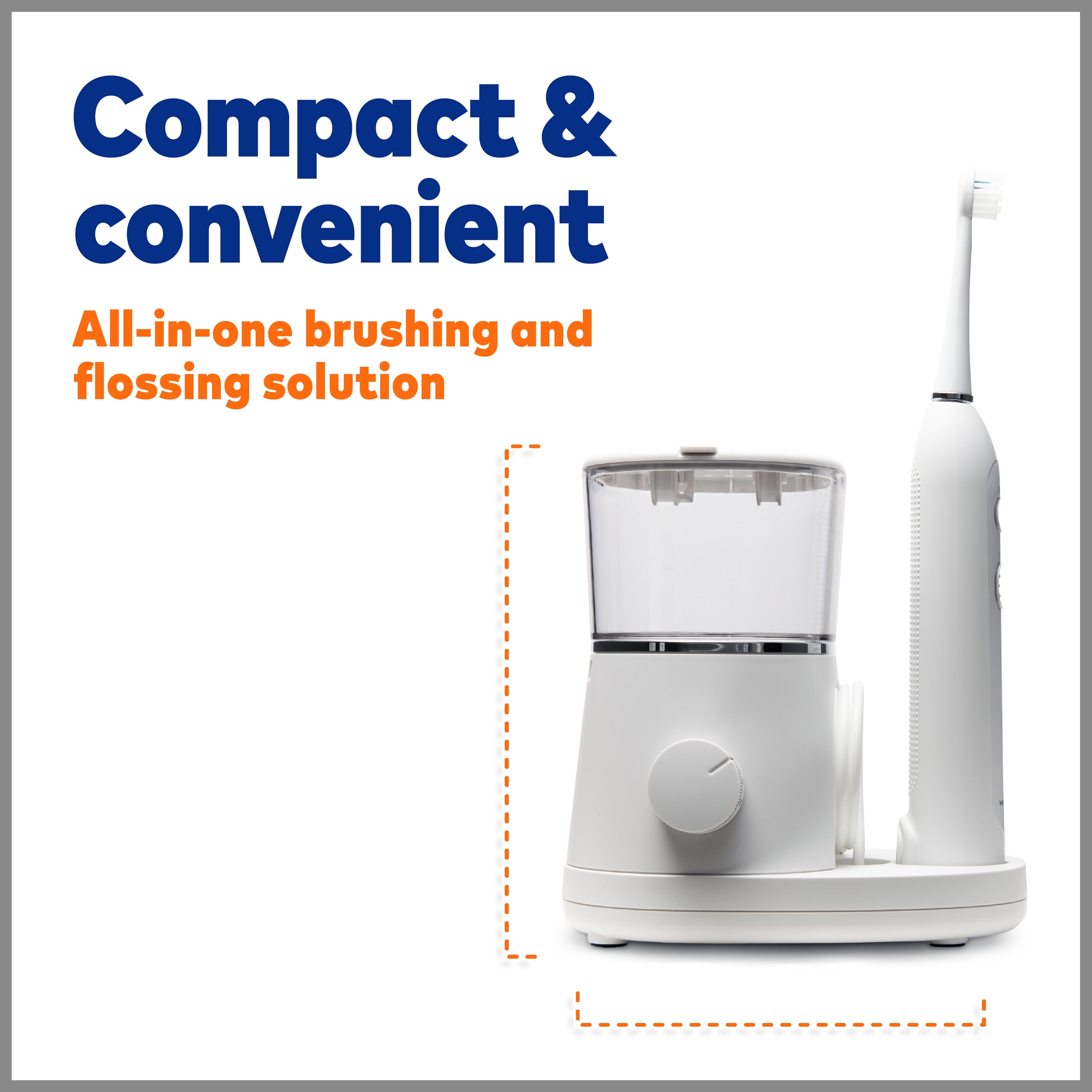 toothbrush and flosser all in one