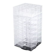 Acrylic Rotating Lipsticks Holder Lipstick Tower Makeup Organizer Portable Storage Rack Cosmetic Storage Display Box