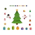 thumbnail image 4 of Yinanstore Christmas Tree Refrigerator Stickers Funny Kitchen Decor for Family Car Home Style C, 4 of 8