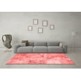 thumbnail image 3 of Ahgly Company Indoor Square Patchwork Red Transitional Area Rugs, 6' Square, 3 of 4
