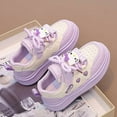 thumbnail image 6 of Sanrio Kawaii Hello Kitty Casual Shoes Cartoon PU Leather Spring Outdoor Flat Bottom Sneakers Breathable Anti-slip Pink Purple, 6 of 29