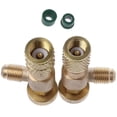 thumbnail image 2 of Filling Coolant Safety Valve Quick Coupler Air Conditioning R410a R22 Connection Adapter, 2 of 5
