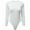 White, variant on Aayomet Women Jumpsuits Womens Crew Neck Long Sleeve Bodysuit Comfortable Against The Skin Tops Body Suits Women Clothing,White XL