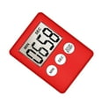 thumbnail image 1 of Digital Timer Clock Electric Time Reminder Countdown Cooking Stopwatch Regression with Magnetic Attachments LCD Display Button Switch for Study Office Kitchen Pharmacy, 1 of 8