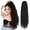 C-#1, variant on Curly Ponytail Hair Extension Black Curly  Synthetic  Clip Drawstring Ponytail Clip in Long Ponytail Hair Extensions Curly For Black Women (#1B 32 Inch, 6.70 OZ)