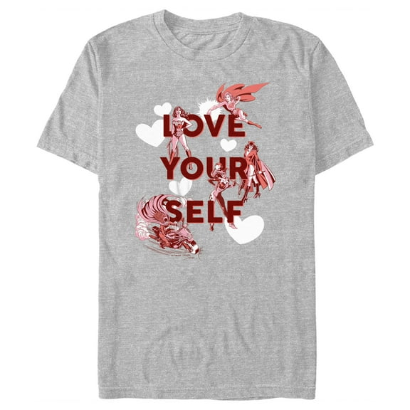 Boy's Wonder Woman 1984 Love Yourself Graphic Tee Athletic Heather Large