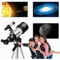 thumbnail image 3 of Telescopio, para, Telescopio refractor astronómico de 70 mm con trípode y buscador Tipo C, 3 of 7