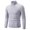 Light Gray, variant on Men's Solid Color Turtleneck Sweater Textured Knit Pullover for Casual Fashion and Winter Warmth, Ideal for Office Wear and Christmas Holiday Gifts,Army Green,2XL