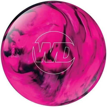 White Dot Bowling Ball- Pink/Black- 8 lbs