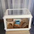 thumbnail image 3 of cage pour Hamster avec Panneau Acrylique Surélevé et Ouverture Supérieure Transparente, 3 of 6