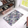 thumbnail image 3 of MKHERT Halloween Watercolor Gothic Floral Paisley Flowers Skull and Raven Doormat Rug Home Decor Floor Mat Bath Mat 23.6x15.7 inch, 3 of 3