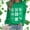 Shirts-7Green, variant on LEKWK Sweatshirts for Women Vintage Sketch Crew Neck Long Sleeve Graphic Tees White Grid Shamrock Print St Patricks Day Holiday Pullover