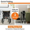 thumbnail image 5 of ProHeal Electirc Wheelchair, Power Chair, Foldable, Ultra Light, Travel Ready, Folds in 3 Seconds, 5 of 7