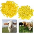 thumbnail image 4 of Identification Card Animal Ear Tag, Anti Lost Animals Identification Card, For Cattle Sheep Pigs Yellow, 4 of 8