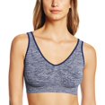 thumbnail image 1 of Hanes Womens ComfortFlex Fit Get Cozy Wirefree Bra, M, In The Navy Heather, 1 of 1