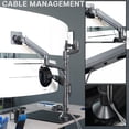 thumbnail image 2 of VIVO Pneumatic Triple Ultrawide Monitor Desk Stand, Up to 49" Computer Screens, 2 of 8