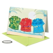 Papersong Premium Thinking of You Friendship Card (Hawaiian Shirts)