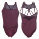 thumbnail image 2 of Ropa de baile de ballet para mujer con estilo, leotardo, costura de danza, eslinga de malla, ropa de práctica de gimnasio (L), 2 of 8