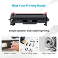 thumbnail image 5 of MICOTONER TN760 TN730 Toner Cartridge Compatible for Brother TN-760 TN-730 TN 760 TN730 DCP-L2550DW HL-L2350DW MFC-L2710DW MFC-L2750DW MFC-L2690DW Printer (Black 2-Pack), 5 of 6