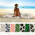 thumbnail image 4 of PATLOLLAV Microfiber Beach Towel, Tropical Flowers Print Women Quick Dry Beach Blanket Oversized Clearance 59x 31 Inch, Summer Hawaii Leaves Personalized Sand Proof Bath Towels, 4 of 4