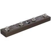 For M-VAVE Chocolate Plus For MIDI Footswitch Controller Rechargeable 4 Buttons USB Compatible For Musicians Portable For MIDI Foot Controller Pedal APP Control(Brown)