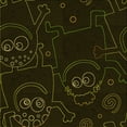 thumbnail image 1 of Ahgly Company Machine Washable Indoor Square Transitional Night Black Area Rugs, 8' Square, 1 of 7