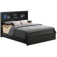 thumbnail image 4 of Glory Furniture Burlington King Storage Bed in Black, 4 of 5