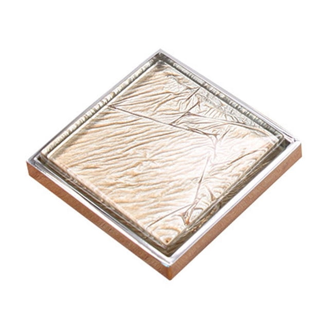 Pomo cuadrado de cristal Ormromra para puerta cajón armario muebles tirador blanco L