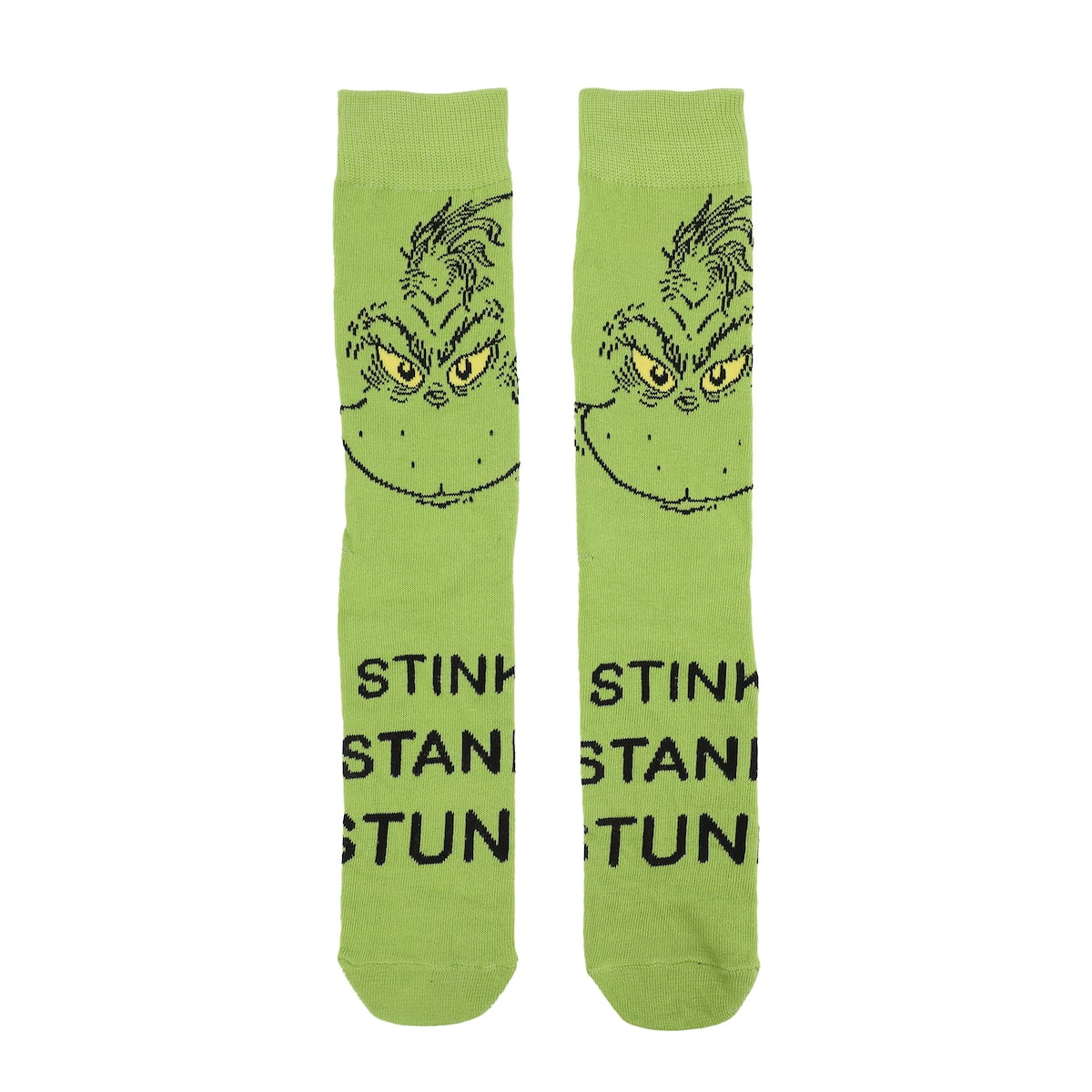 The Grinch Holiday Cheer Adult 6-Pair Casual Crew Socks