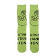 thumbnail image 7 of Grinch Holiday Cheer Adult 6-Pair Casual Crew Socks, 7 of 7