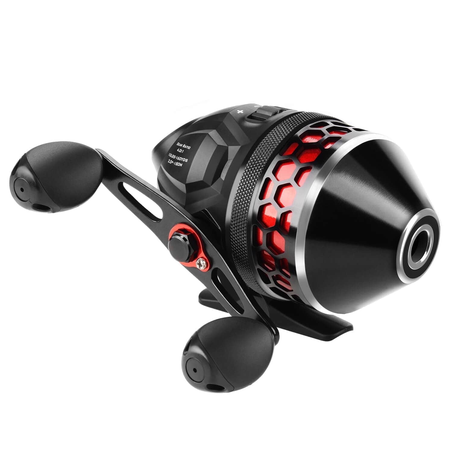 KastKing Spincast Fishing Reel,High Speed 4.0:1 Gear Ratio, Includes Monofilament Line