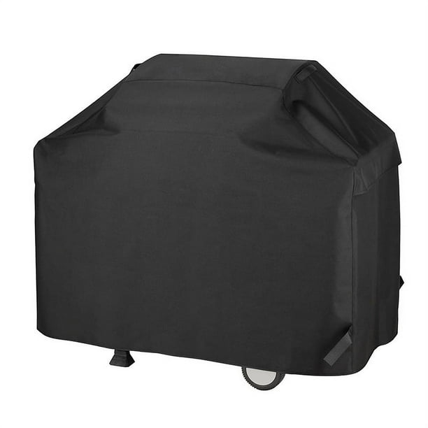 Funda para Barbacoa Resistente a la Intemperie: Tela Oxford a Prueba de Polvo y Rayos UV, Lona Protectora para Barbacoa con botón a presión y Bolsa de Almacenamiento (145 x 61 x 117 cm)
