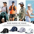 thumbnail image 5 of TAGVO 2 Packs Unisex Quick Dry Baseball Cap Hat, Fashion Breathable Sports hat Baseball Cap, Lightweight Foldable Washable Outdoor Sport Sun Protection Hat, for Men and Women Running Climbing Hiking, 5 of 7