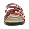 thumbnail image 2 of Easy Street Womens Sheri Faux Leather Slip On Wedge Sandals, 2 of 3
