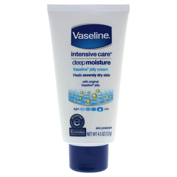 Vaseline Intensive Care Jelly Cream, Deep Moisture 4.5 oz (Pack of 3 ...