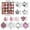 *New--D, variant on 64Pcs Multi-Style Christmas Ball Ornaments, Bow & Deer Painted Hanging Decor, Festive Baubles for Xmas Tree Decoration