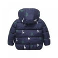 thumbnail image 2 of Toddler Baby Hooded Down Jacket Boys Girls Kids Thicken Warm Winter Coat Outerwear 2-6T, 2 of 8