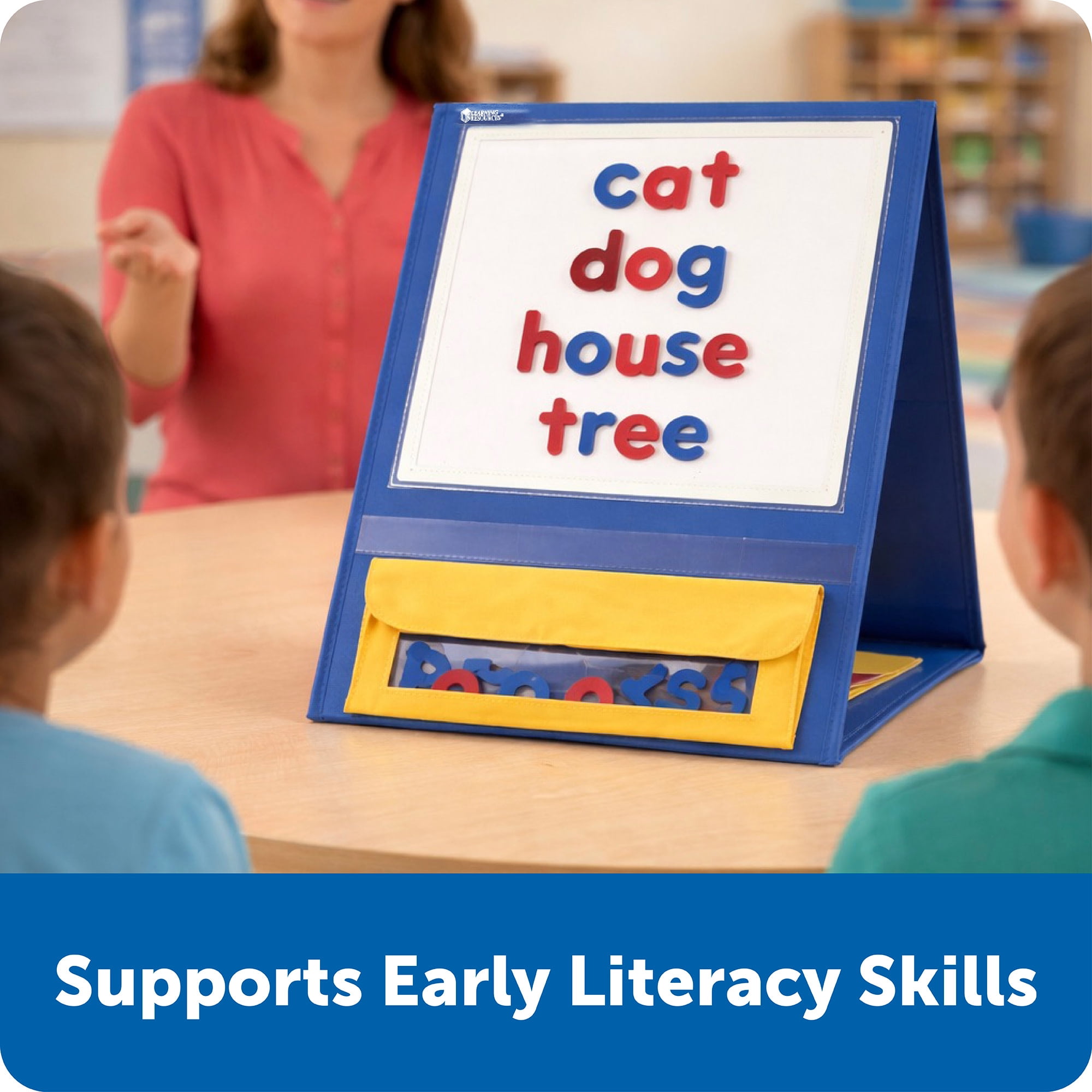 Learning Resources Magnetic Tabletop Pocket Chart, Classroom Supplies, Ages 3+