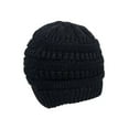 thumbnail image 3 of Gravity Threads Knit Soft Stretch Beanie Cap - Black Metallic, 3 of 3